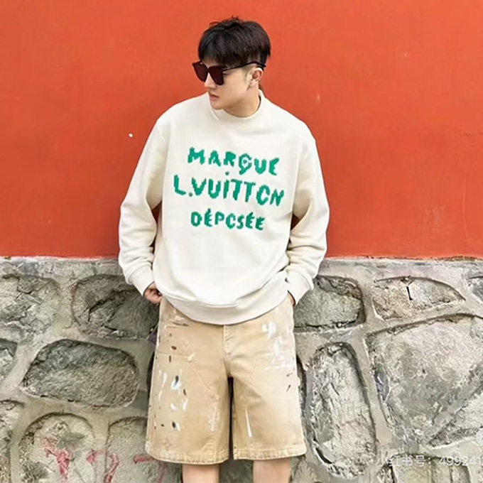 lv louis vuitton splatter paint carpenter denim shorts